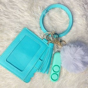 Turquoise Wristlet Keychain